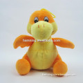 20cm small size orange dinosaur shape plush toys